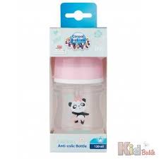 Канпол FOR KIDS Canpol pink anti-colic bottle `Toys` 120ml #4151
